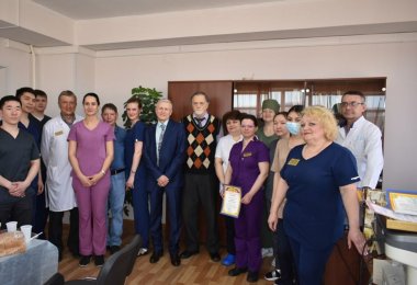 40-летие со дня открытия в ГУЗ ККБ отделения челюстно-лицевой хирургии
